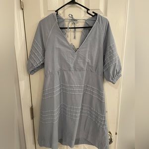 7 For All Mankind M Blue Dress